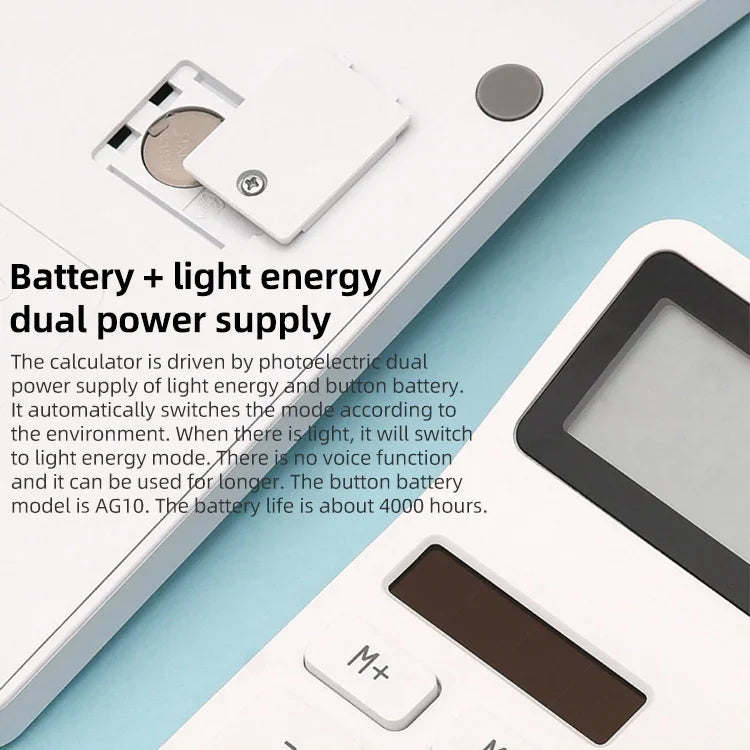 Máy tính điện tử Xiaomi Youpin LEMO chính hãng, màn hình LED 12 bit, chất liệu ABS, góc 6 độ, máy tính 12 bit