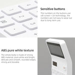 Máy tính điện tử Xiaomi Youpin LEMO chính hãng, màn hình LED 12 bit, chất liệu ABS, góc 6 độ, máy tính 12 bit