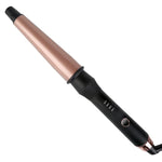 Máy Uốn Tóc Gốm Hình Nón 1-1.5 Inch Kèm Găng Tay Chịu Nhiệt, Phích Cắm Anh