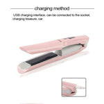 Máy duỗi tóc mini không dây USB sạc lại, máy uốn tóc, kẹp tóc đa năng