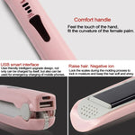 Máy duỗi tóc mini không dây USB sạc lại, máy uốn tóc, kẹp tóc đa năng