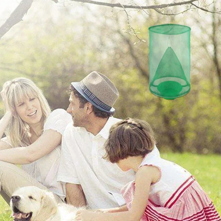 3pcs Folding Hanging Automatic Fly Hunter, Induced Fly Cage, Fly Cage