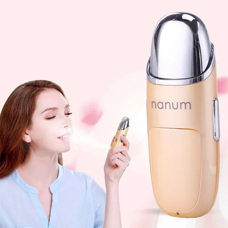 Máy massage dưỡng ẩm làm đẹp da mặt Nanum Mini phun sương nước chăm sóc da / Bình xịt cồn tự động