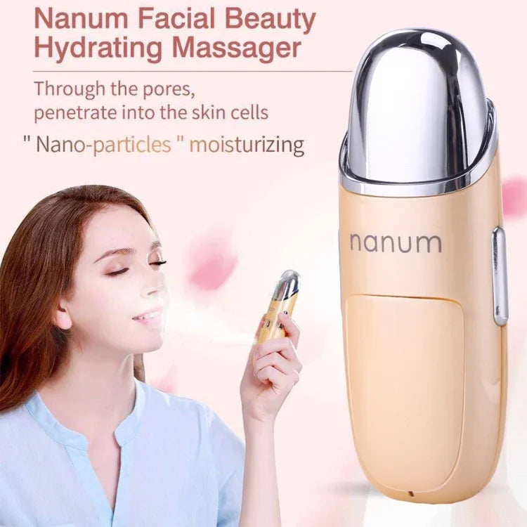 Máy massage dưỡng ẩm làm đẹp da mặt Nanum Mini phun sương nước chăm sóc da / Bình xịt cồn tự động