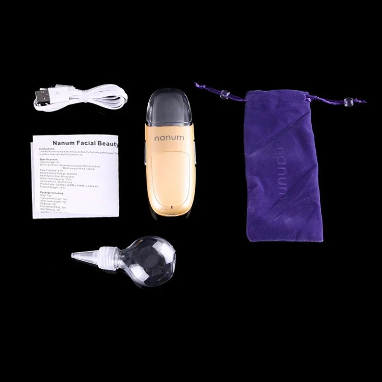 Máy massage dưỡng ẩm làm đẹp da mặt Nanum Mini phun sương nước chăm sóc da / Bình xịt cồn tự động