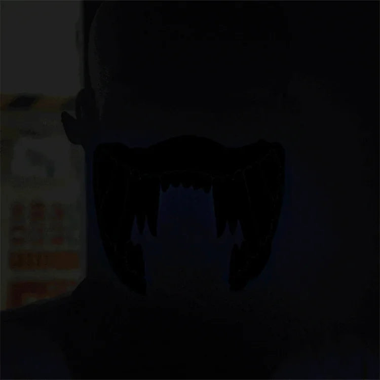 FG-MA-02 Halloween Mask Voice Control LED Cold Light Terror Cosplay Mask, FG-MA-02