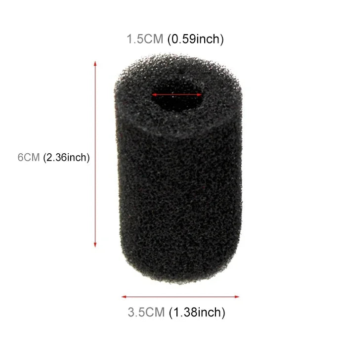 10 cái ống bọc bông bảo vệ đặc biệt cho cổng hút bộ lọc bể cá, đường kính trong: 22mm, đường kính trong: 22mm