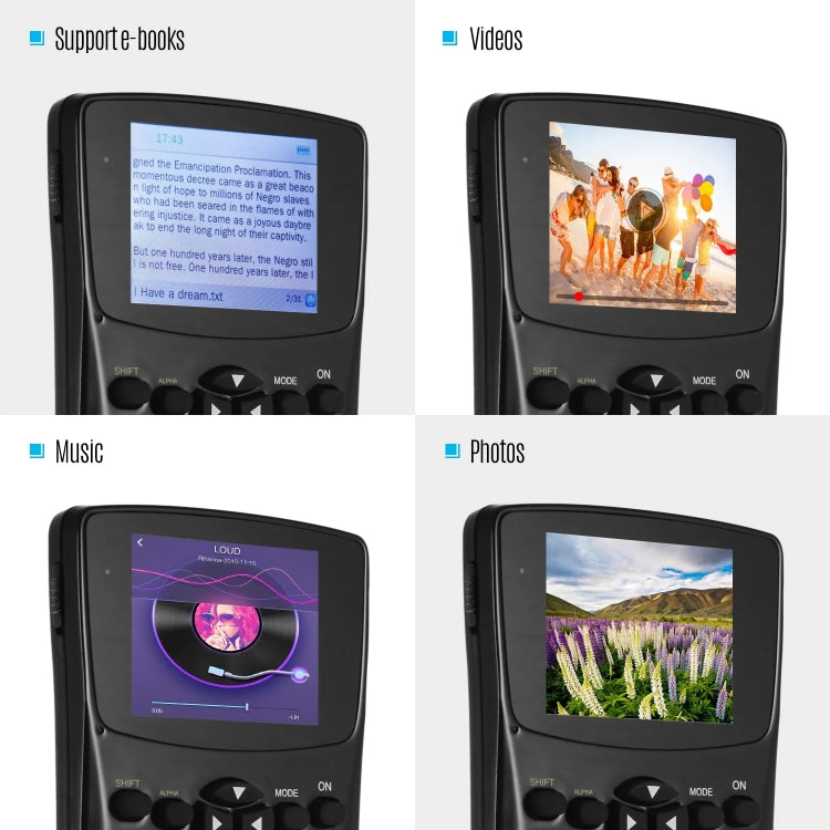 Máy Tính Khoa Học Đa Năng Màn Hình 2.4 inch Di Động, Hỗ Trợ Ghi Âm / Radio / Phát Nhạc & Video / Duyệt Ảnh, Máy Tính 2.4 inch