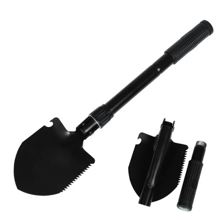 Xẻng gấp đa năng di động cắm trại sinh tồn ngoài trời, xẻng cắm trại