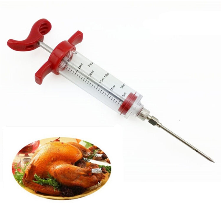Dụng cụ nhà bếp sáng tạo, xi lanh gia vị kim tiêm gà tây, xi lanh sốt nướng, dụng cụ nấu ăn, xi lanh ướp nhựa