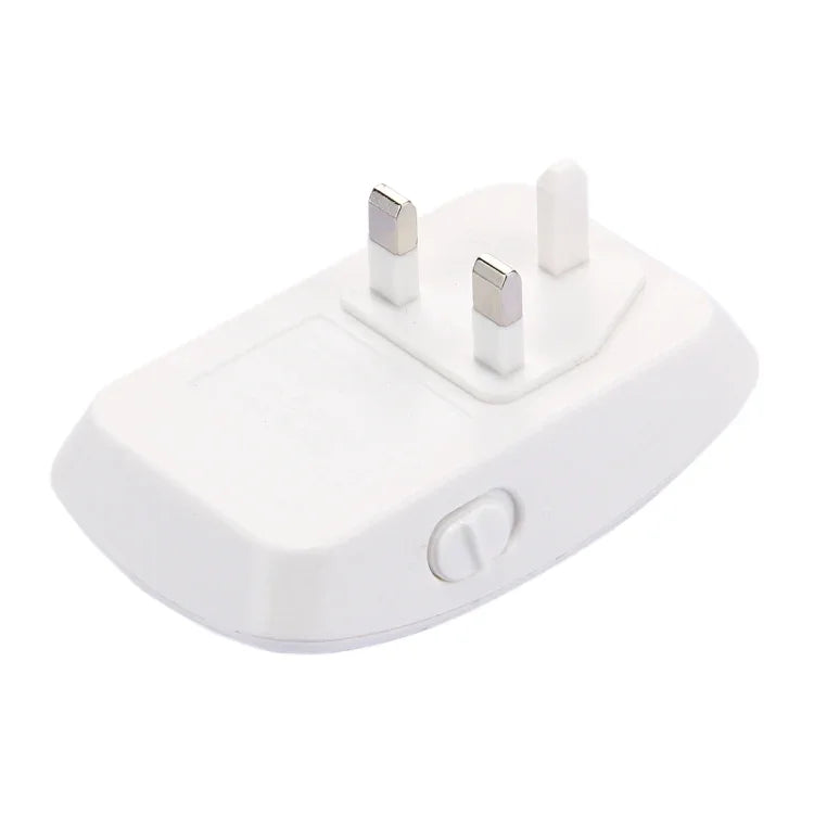 Máy đuổi muỗi, chuột bằng sóng siêu âm điện tử có đèn LED, phích cắm UK, AC90V-250V, phích cắm UK