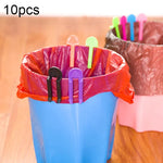 10 Cái Kẹp Cố Định Túi Rác Đa Năng Cho Thùng Rác, Kẹp Túi Rác Chống Trượt, Giao Màu Ngẫu Nhiên, Kẹp Thùng Rác