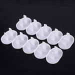 100 cái nắp bảo vệ ổ cắm điện 2 lỗ cho bé, bảo vệ an toàn cho phích cắm US, 100 cái 2 lỗ phích cắm US