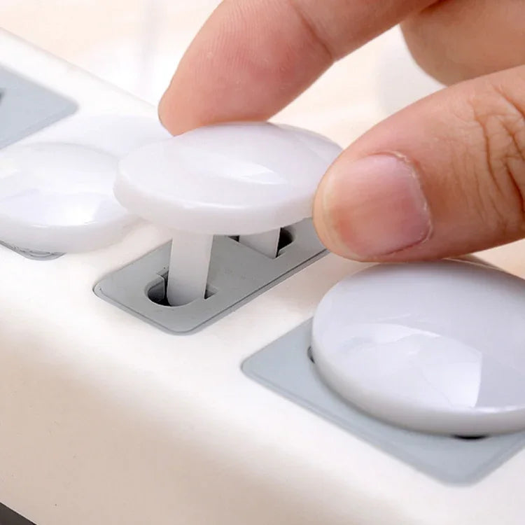 100 cái nắp bảo vệ ổ cắm điện 2 lỗ cho bé, bảo vệ an toàn cho phích cắm US, 100 cái 2 lỗ phích cắm US