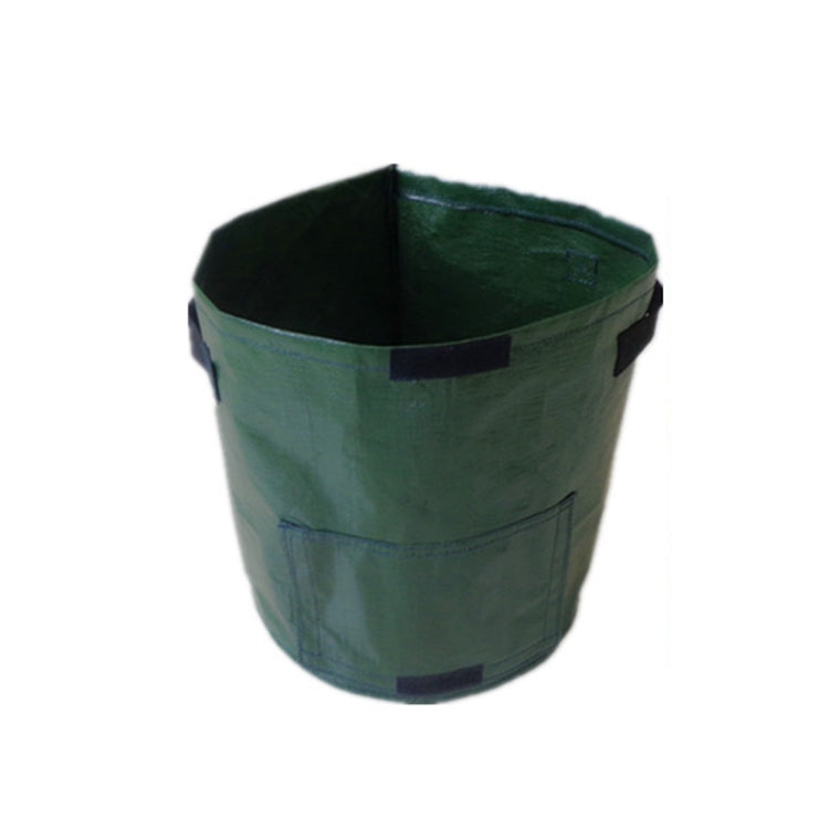 2 chiếc túi PE trồng khoai tây 7 gallon, túi vải dệt, chậu trồng rau củ, túi trồng cây, túi trồng rau, dụng cụ làm vườn, màu xanh lá, đen, cam, vàng
