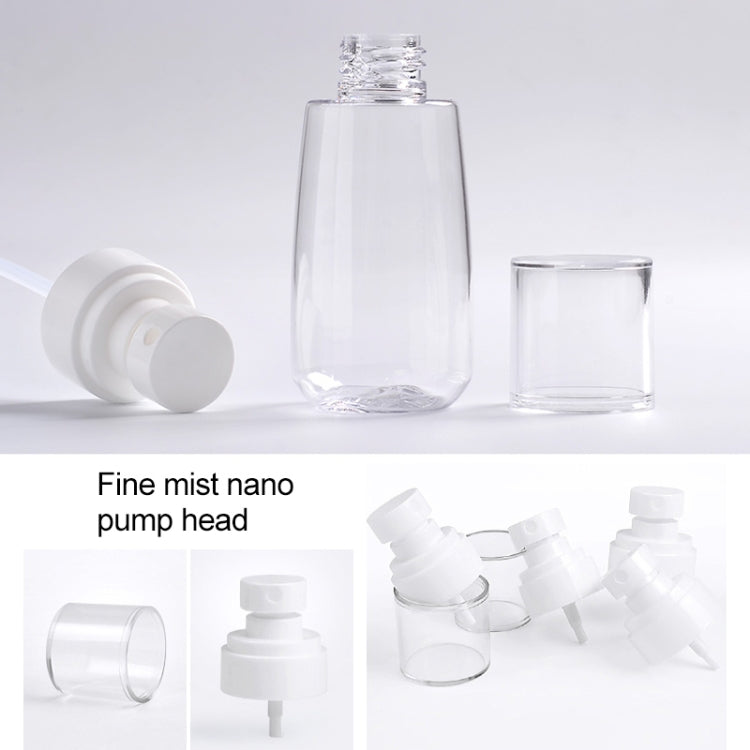 10 Cái Bình Phun Sương Tinh Dầu Nước Hoa Nhựa Có Thể Tái Sử Dụng Di Động Trong Suốt, 60ml, 60ml