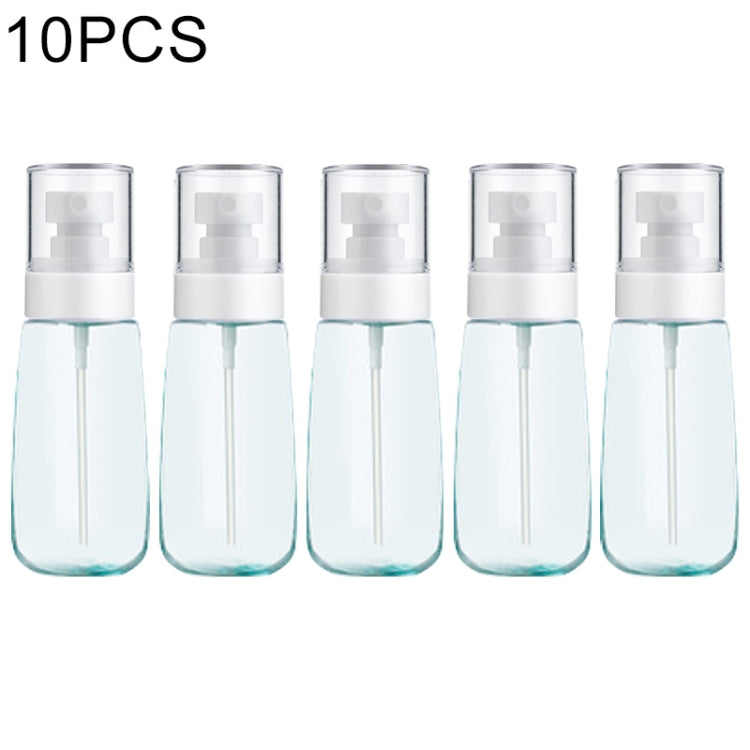 10 Cái Bình Phun Sương Tinh Dầu Nước Hoa Nhựa Có Thể Tái Sử Dụng Di Động Trong Suốt, 60ml, 60ml