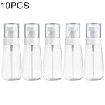 10 Cái Bình Phun Sương Tinh Dầu Nước Hoa Nhựa Có Thể Tái Sử Dụng Di Động Trong Suốt, 60ml, 60ml