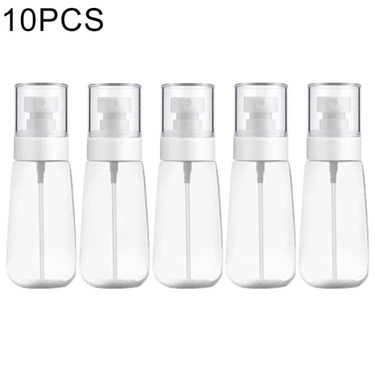 10 Cái Bình Phun Sương Tinh Dầu Nước Hoa Nhựa Có Thể Tái Sử Dụng Di Động Trong Suốt, 60ml, 60ml