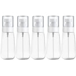 10 chai xịt nước hoa phun sương mịn bằng nhựa có thể đổ lại, trong suốt, chai xịt trống, 80ml, 80ml