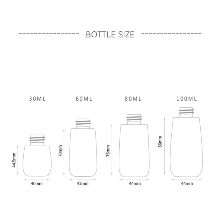 10 Cái Bình Phun Sương Tinh Dầu Nước Hoa Nhựa Có Thể Tái Sử Dụng Di Động Trong Suốt, 100ml, 100ml