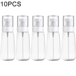 10 Cái Bình Phun Sương Tinh Dầu Nước Hoa Nhựa Có Thể Tái Sử Dụng Di Động Trong Suốt, 100ml, 100ml