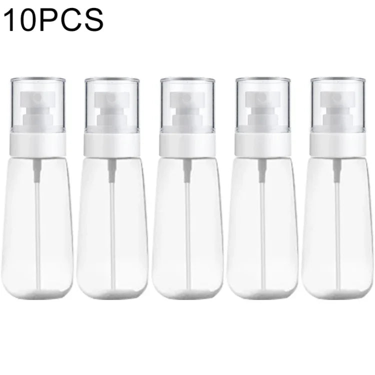 10 Cái Bình Phun Sương Tinh Dầu Nước Hoa Nhựa Có Thể Tái Sử Dụng Di Động Trong Suốt, 100ml, 100ml