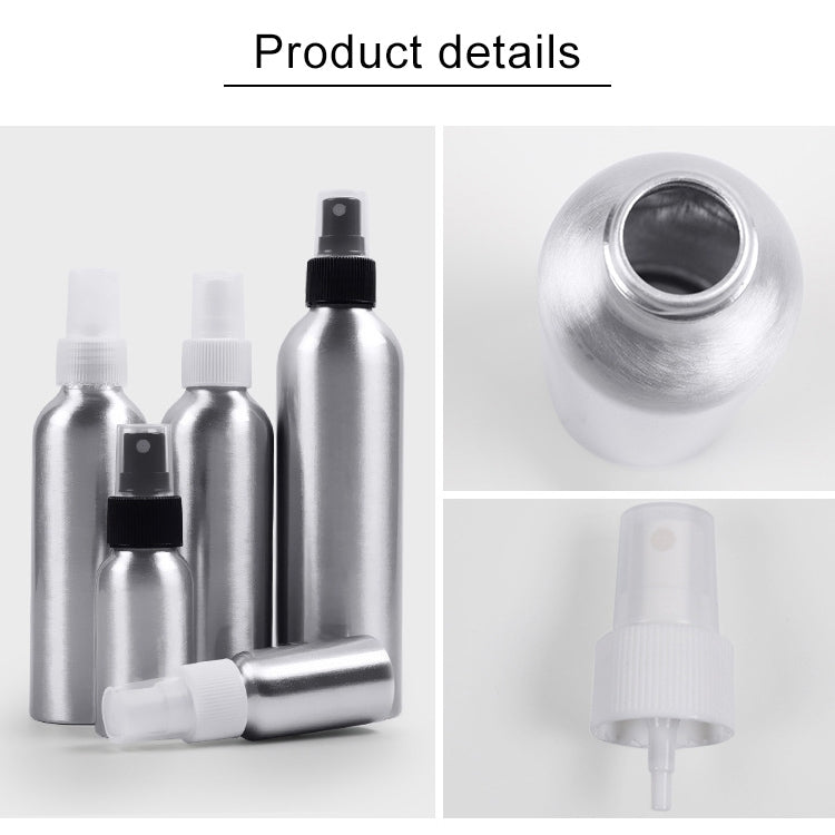Bình Nhôm Đựng Tinh Dầu Phun Sương Thủy Tinh Có Thể Tái Sử Dụng, 100ml, 100ml