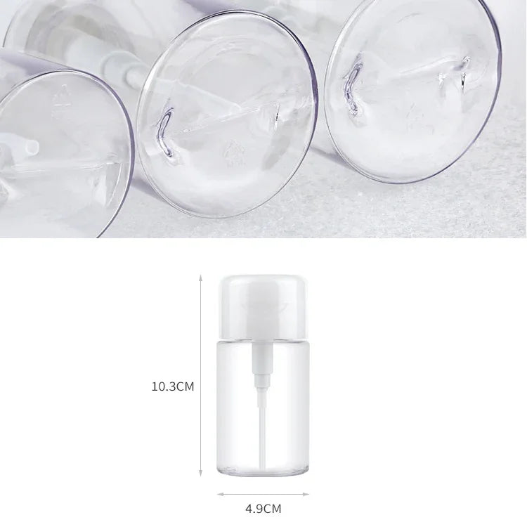 Chai Nhựa Rỗng Có Bơm Đẩy Chất Lỏng Di Động, 100ml, 100ml