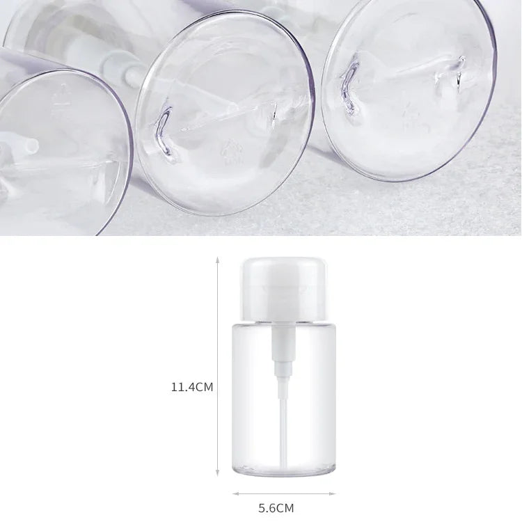 Chai Nhựa Rỗng Có Bơm Đẩy Chất Lỏng Di Động, 150ml, 150ml