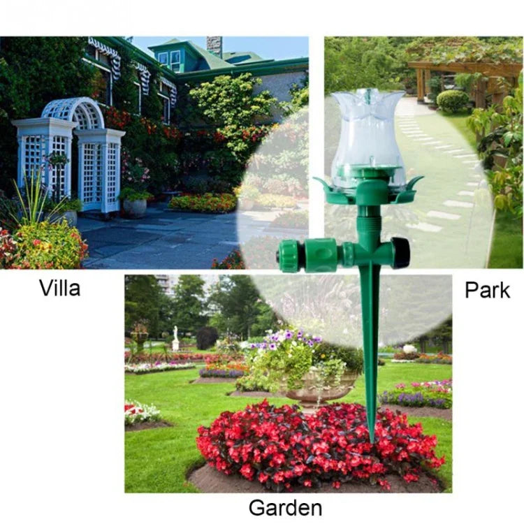 Đầu phun nước tự động phát sáng LED cho sân cỏ, vòi tưới nước ngoài trời cho sân vườn, vòi phun sân cỏ LED