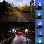 Đầu phun nước tự động phát sáng LED cho sân cỏ, vòi tưới nước ngoài trời cho sân vườn, vòi phun sân cỏ LED