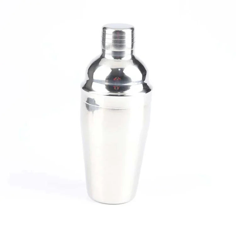Bộ dụng cụ shaker cocktail rượu vang bằng thép không gỉ 7 trong 1 với túi vải, dung tích: 550ml, 550ml