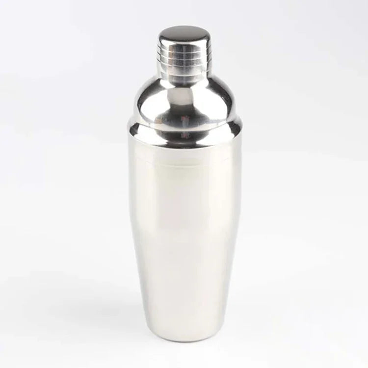 Bộ dụng cụ shaker cocktail inox 14 trong 1 kèm giá tre, dung tích: 750ml, 750ml, tre