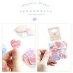 10 Gói Nhãn Dán PVC Chống Thấm Sáng Tạo Dán DIY Album Nhật Ký Trang Trí Màu Nước, Giao Màu Ngẫu Nhiên, Nhãn Dán PVC