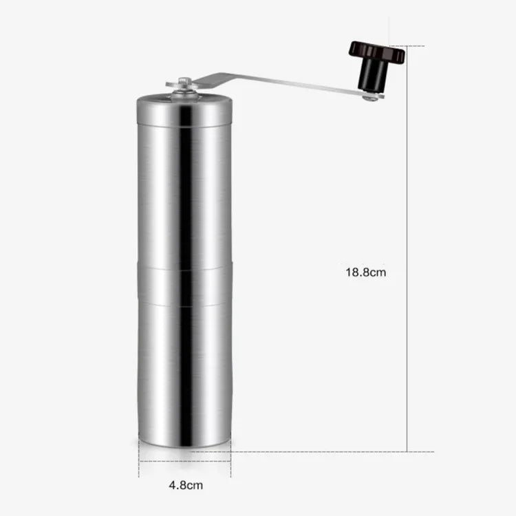 Máy Xay Cà Phê Tay Côn Hình Nón Bằng Thép Không Gỉ, Dung Tích: 40g