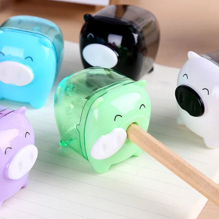 Chuốt Bút Chì Thủ Công Mini Heo Deli Thân Thiện Với Trẻ Em Dùng Tại Nhà Văn Phòng Trường Học, Giao Màu Ngẫu Nhiên, 0557