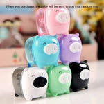 Chuốt Bút Chì Thủ Công Mini Heo Deli Thân Thiện Với Trẻ Em Dùng Tại Nhà Văn Phòng Trường Học, Giao Màu Ngẫu Nhiên, 0557