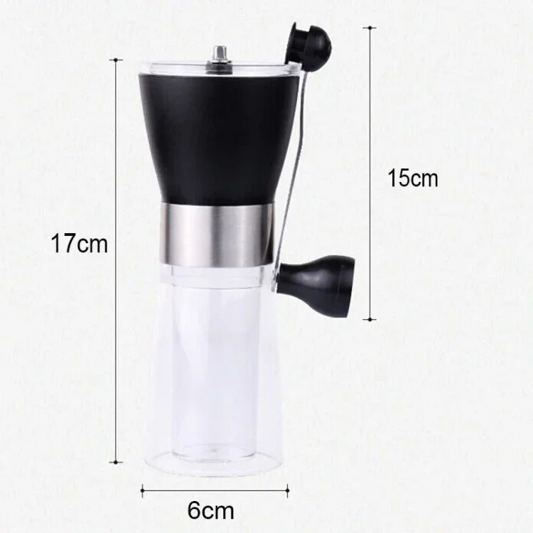 Máy xay gia vị thảo mộc tay quay thủ công dạng côn di động, Máy xay cà phê, Dung tích: 36g, Di động dạng côn