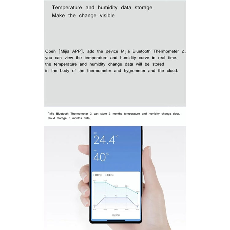 Nhiệt kế và ẩm kế Bluetooth Xiaomi Mijia chính hãng 2
