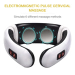 Máy massage cổ xung điện gia đình thông minh, chạy bằng pin (không bao gồm pin), dùng pin cũ