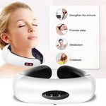 Máy massage cổ xung điện gia đình thông minh, chạy bằng pin (không bao gồm pin), dùng pin cũ