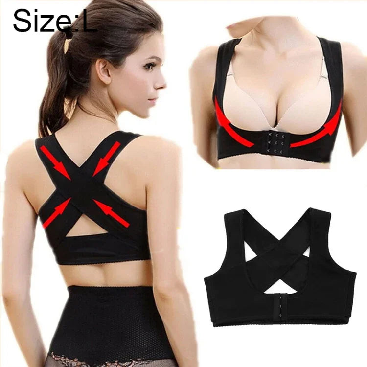 Đai chỉnh tư thế vai siêu mỏng cho nữ, đai chỉnh hình ôm sát, Size: L, L