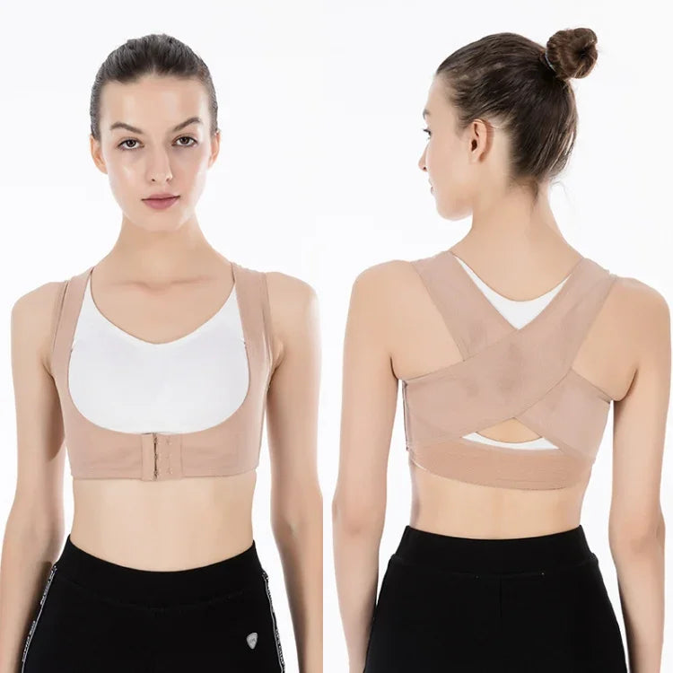 Đai chỉnh tư thế vai siêu mỏng cho nữ, đai chỉnh hình ôm sát, Size: XXL, XXL