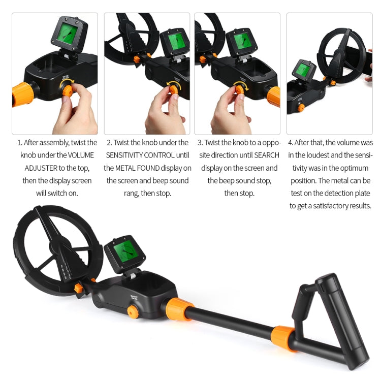Máy Dò Kim Loại Ngầm MD1008A Đồ Chơi Trẻ Em Có Màn Hình LCD, Phạm Vi Đo: 10cm, MD1008A