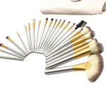Bộ Dụng Cụ Cọ Trang Điểm Đẹp Cao Cấp 24 trong 1 Màu Be, Kích Thước: 25.4*52.6cm, Màu Be