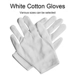 12 Pairs Pure Cotton Working Gloves, Medium Thick Size：Free Size, Medium Thick, Size：Free Size