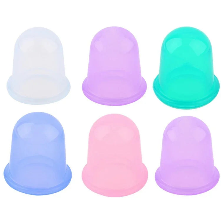 Cốc giác hơi silicone massage cơ thể chăm sóc sức khỏe, giao màu ngẫu nhiên, 1 chiếc