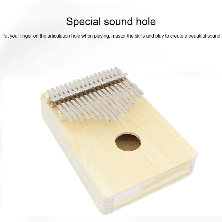 Đàn Kalimba 17 nốt, đàn ngón tay Kalimba cho trẻ em tự làm, Đàn Kalimba ngón tay