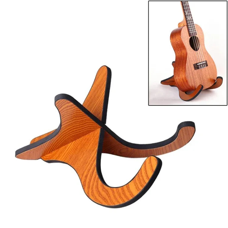 Giá Đỡ Ukulele Đàn Violin Gỗ Zither Gấp Dọc, Giá Đỡ Ukulele